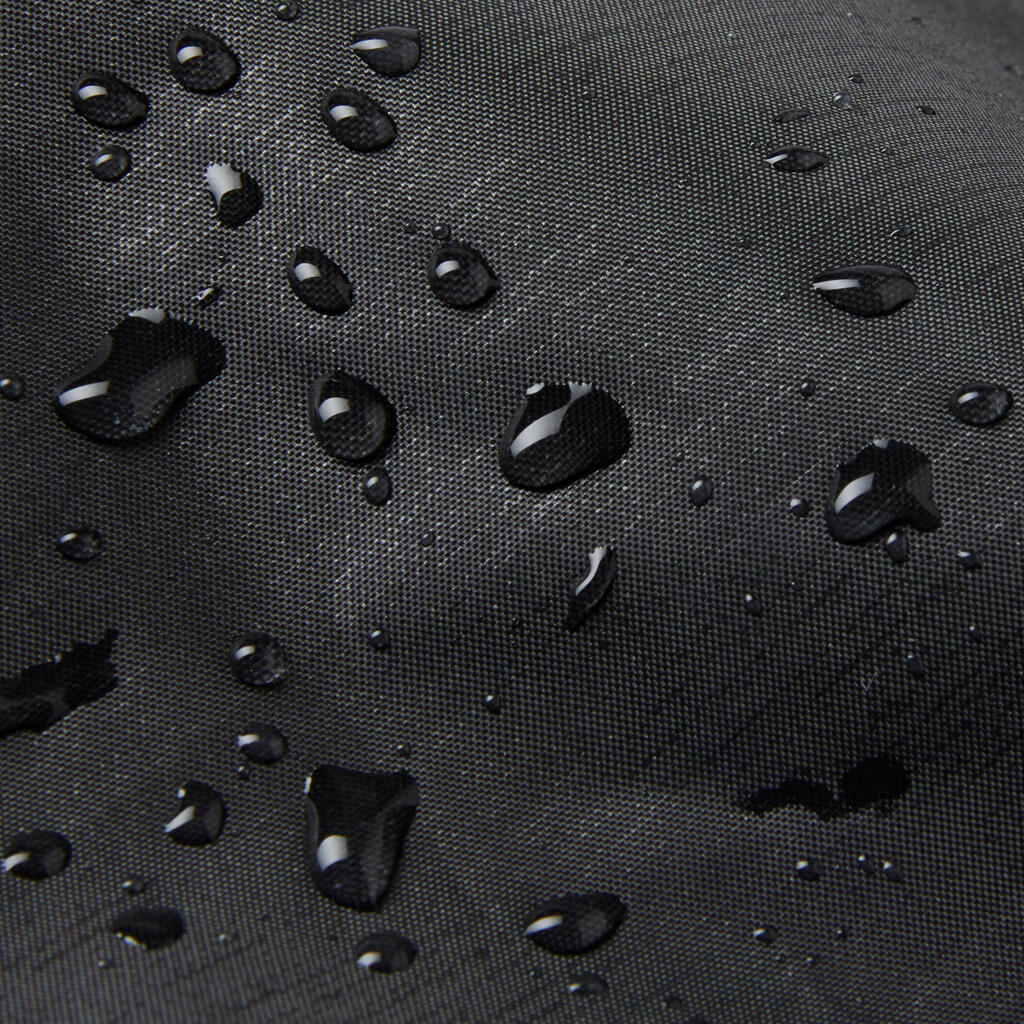 Dámske vrchné cyklistické nohavice 540 so všitými návlekmi čierne