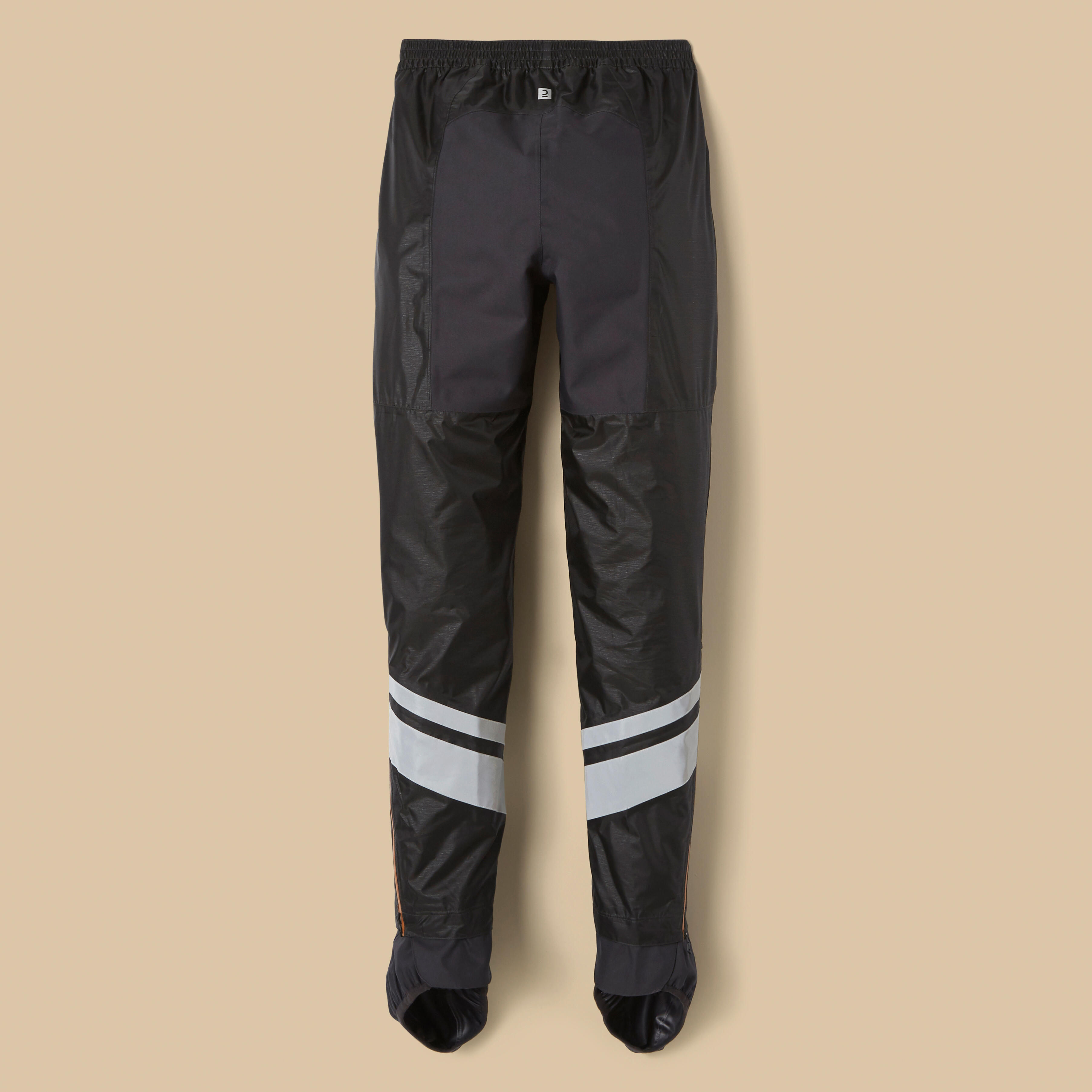 Women's Cycling Rain Pants with Built-In Overshoes – 540 - BTWIN