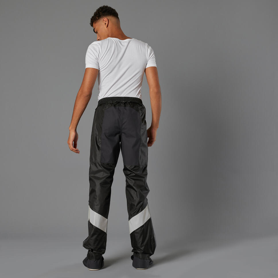 Men's City Cycling Rain Overtrousers with BuiltIn Overshoes 540