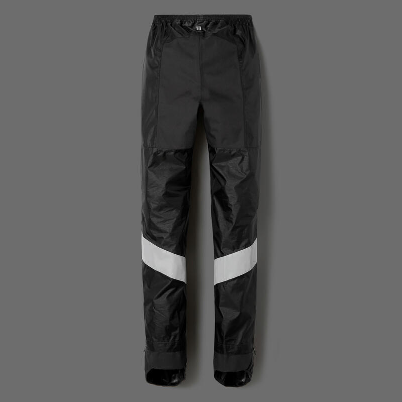 Sobrepantalón ciclismo urbano impermeable hombre Btwin 540 negro