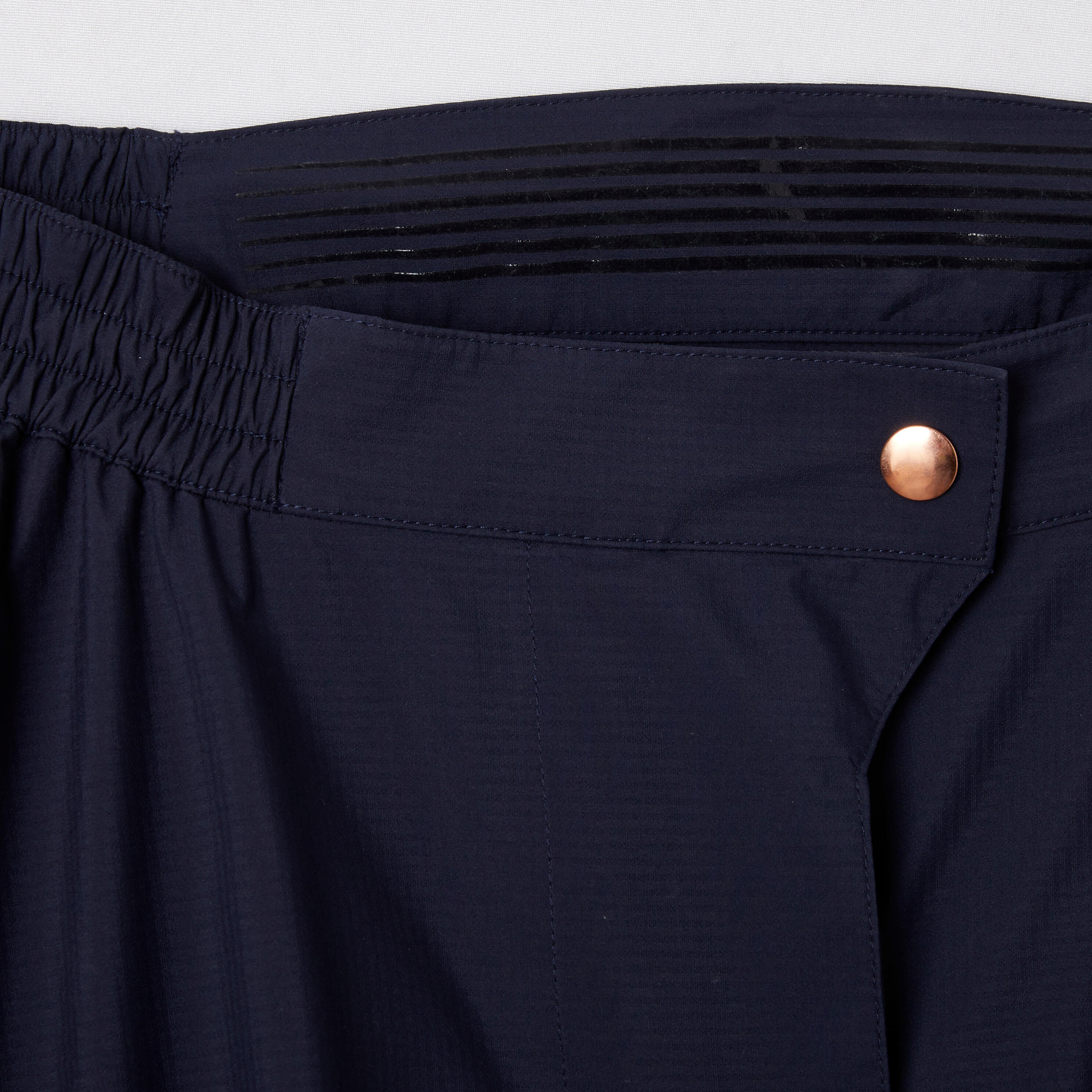 Regenbroek voor op de fiets dames 900 blauw 9/13