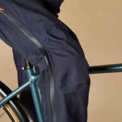 Women's City Cycling Rain Overtrousers 900 - Blue