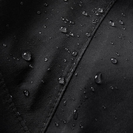 Верхні штани чоловічі 900 для велопоїздок містом для захисту від дощу чорні