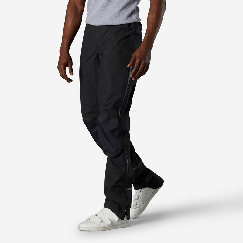 SURPANTALON PLUIE VELO VILLE 900 HOMME NOIR pour les clubs et collectivites Decathlon Pro