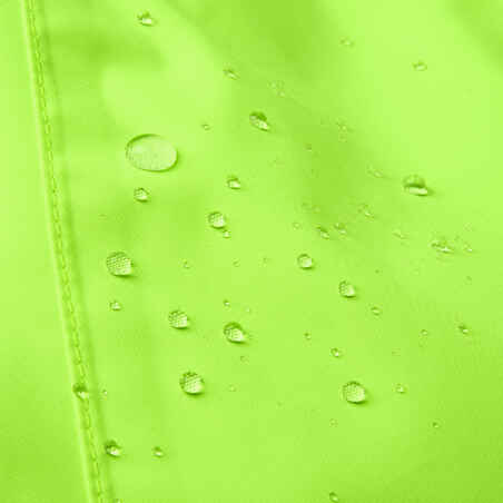 Btwin UC100, High Visibility and Waterproof City Bike Rain Jacket, Women's