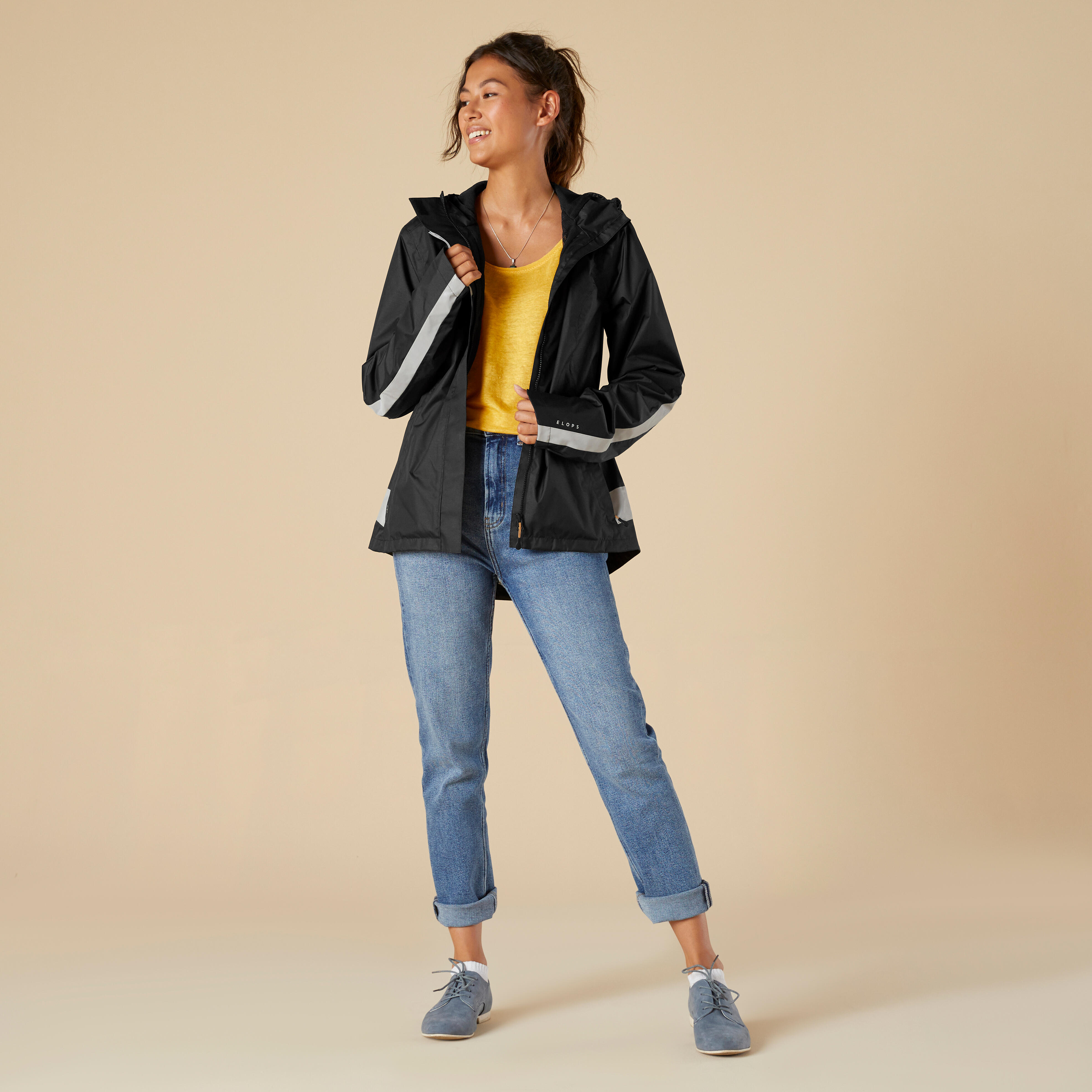 cycling rain jacket decathlon