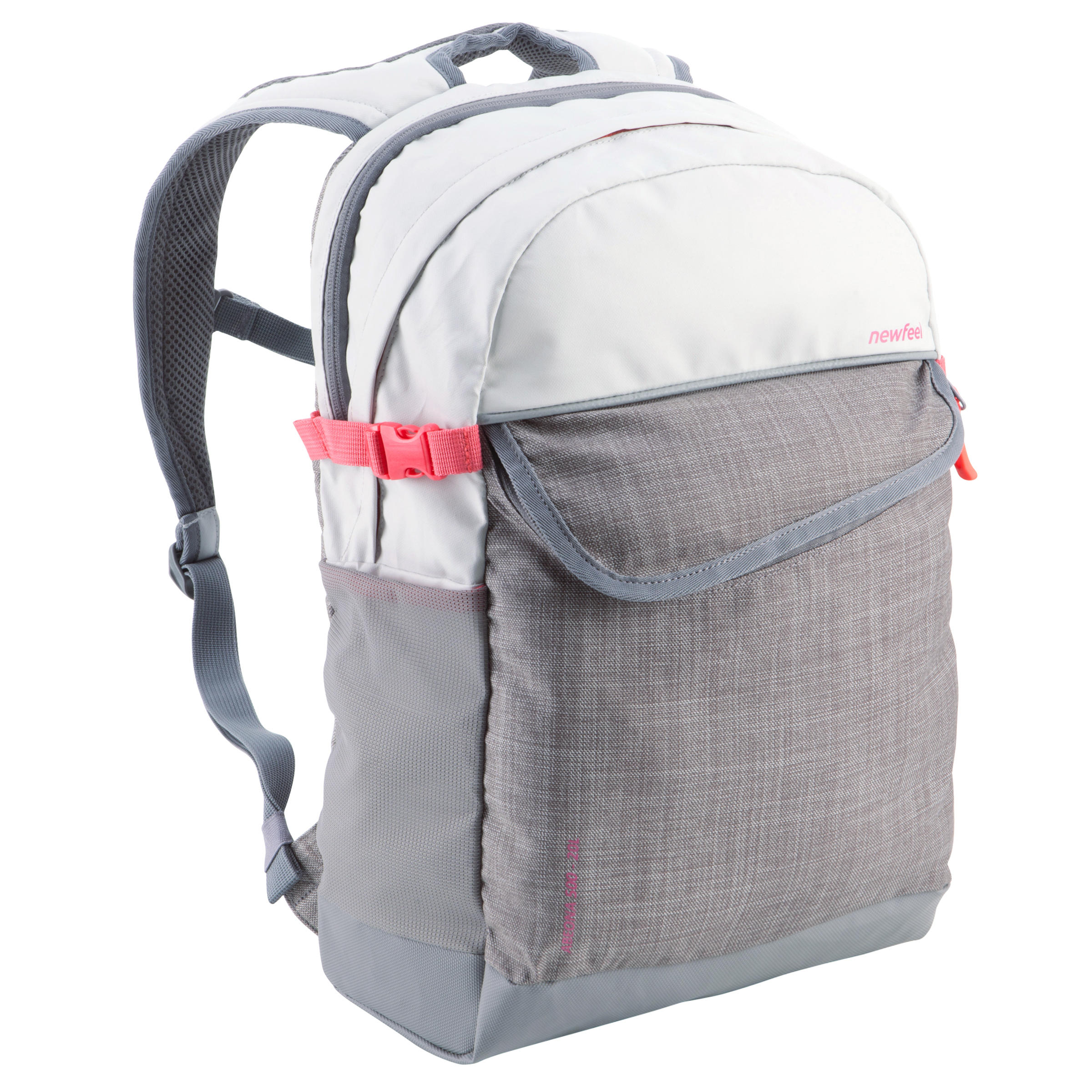 

Abeona 500 20L Backpack - White/Pink By NEWFEEL | Decathlon, Pink/white
