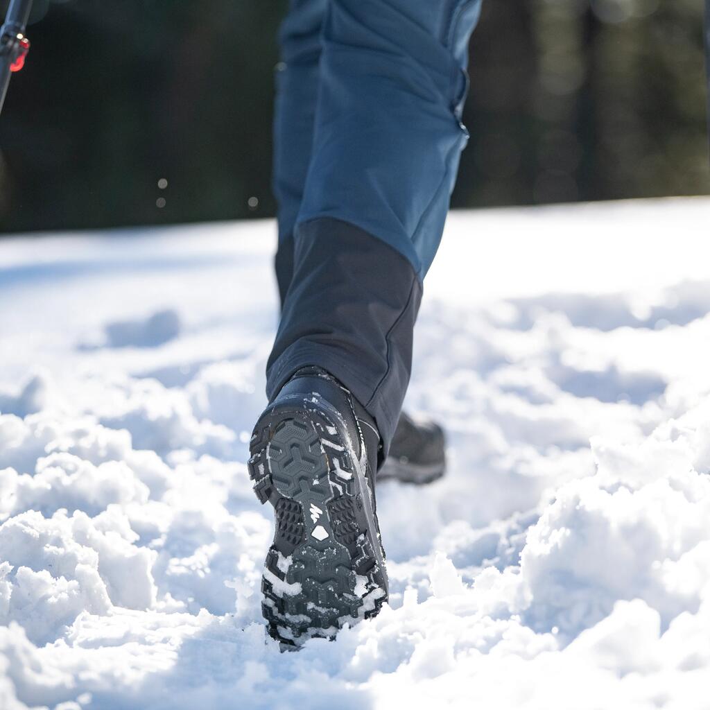 Men’s Warm and Waterproof Hiking Boots - SH500 mountain MID