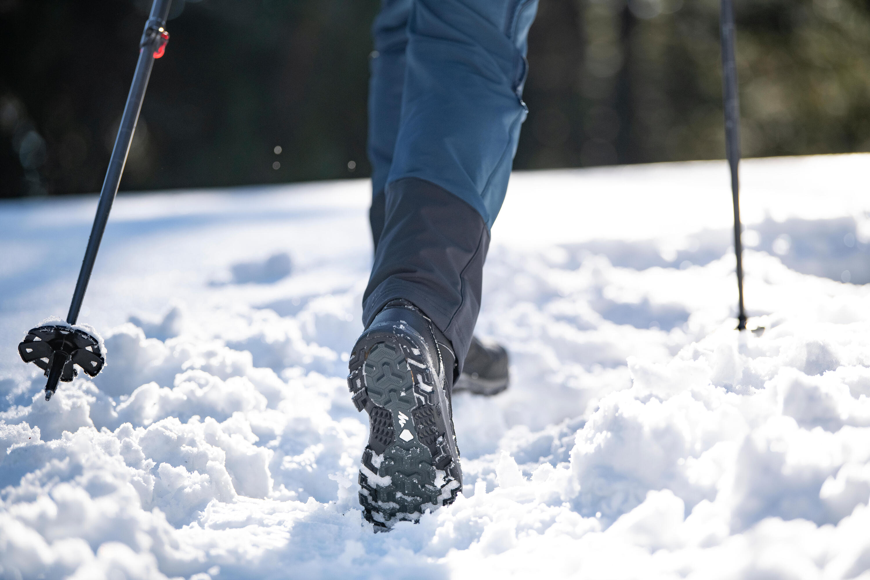 Men’s Warm and Waterproof Hiking Boots - SH500 mountain MID 3/12