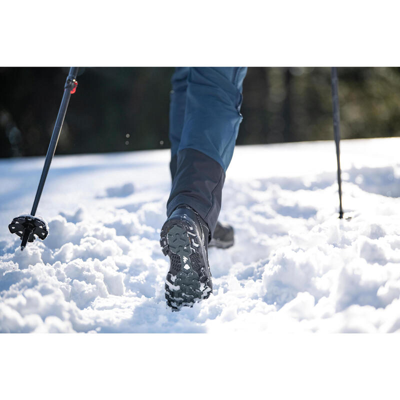 Chaussures chaudes et imperméables de randonnée - SH500 mountain MID - Homme