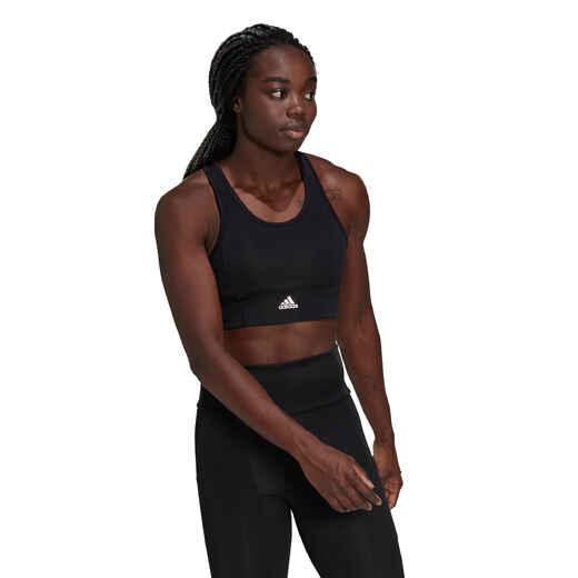 
      Women's Fitness Sports Bra Aeroready - Black
  