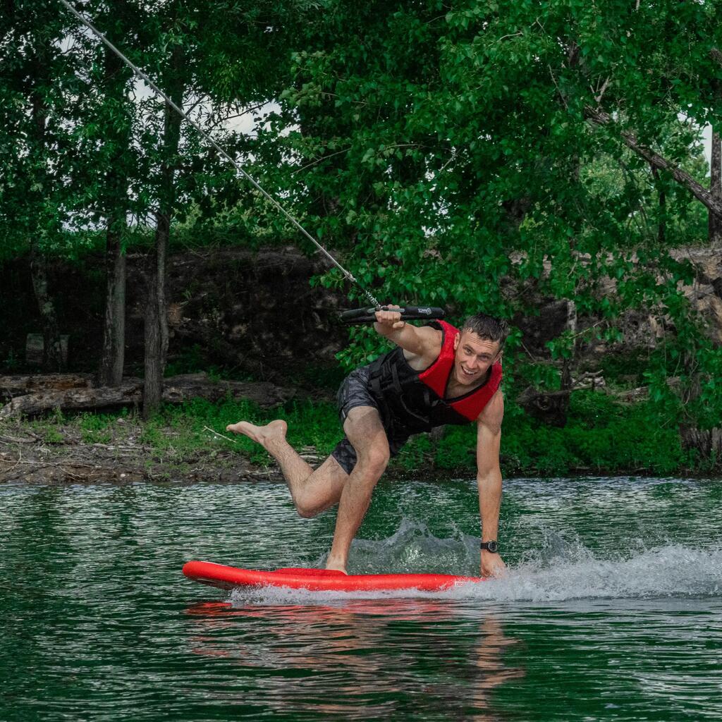 INFLATABLE AND VERSATILE KNEEBOARD/WAKEBOARD