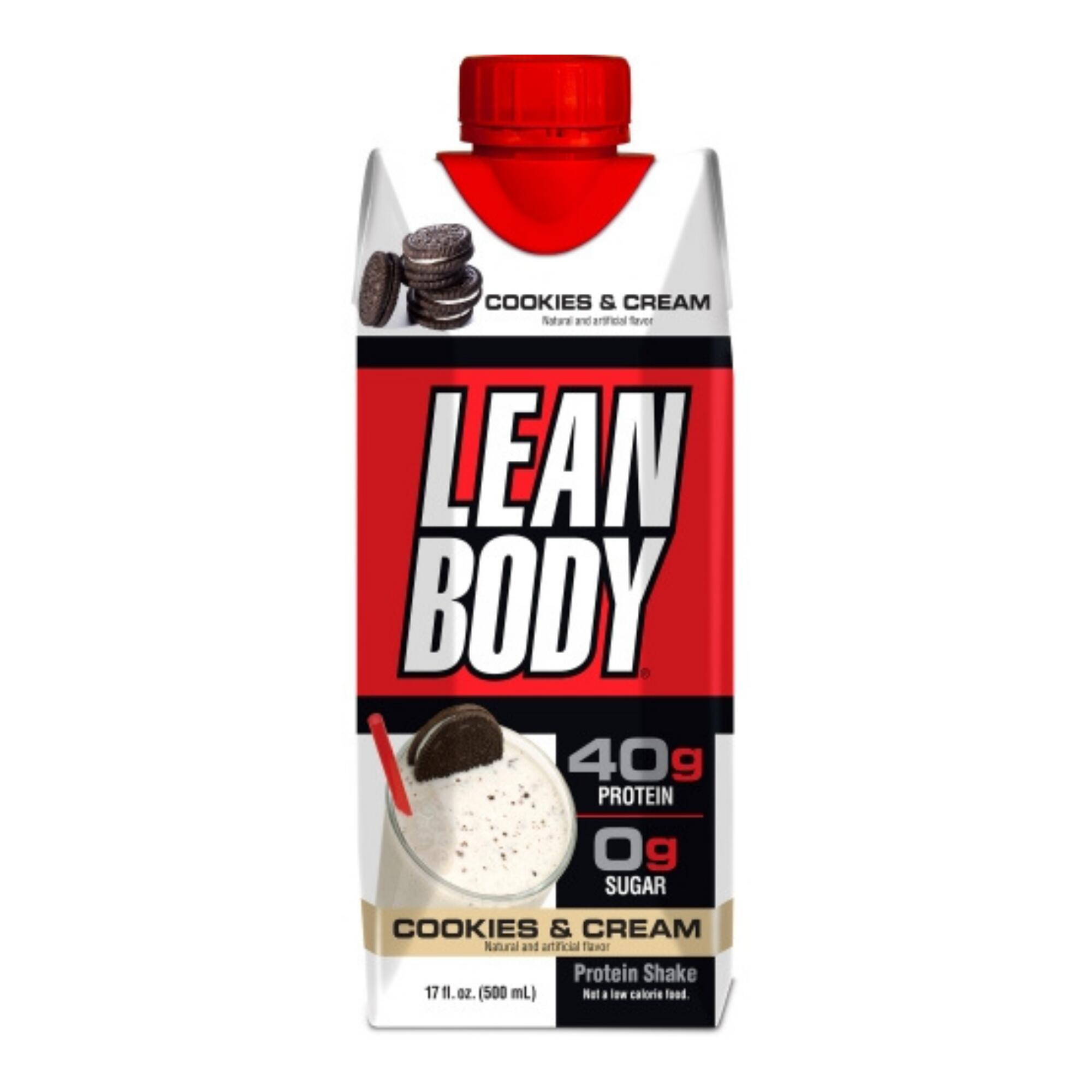 Labrada Lean Body Protein Shake Drink Cookies And Cream 500ml
