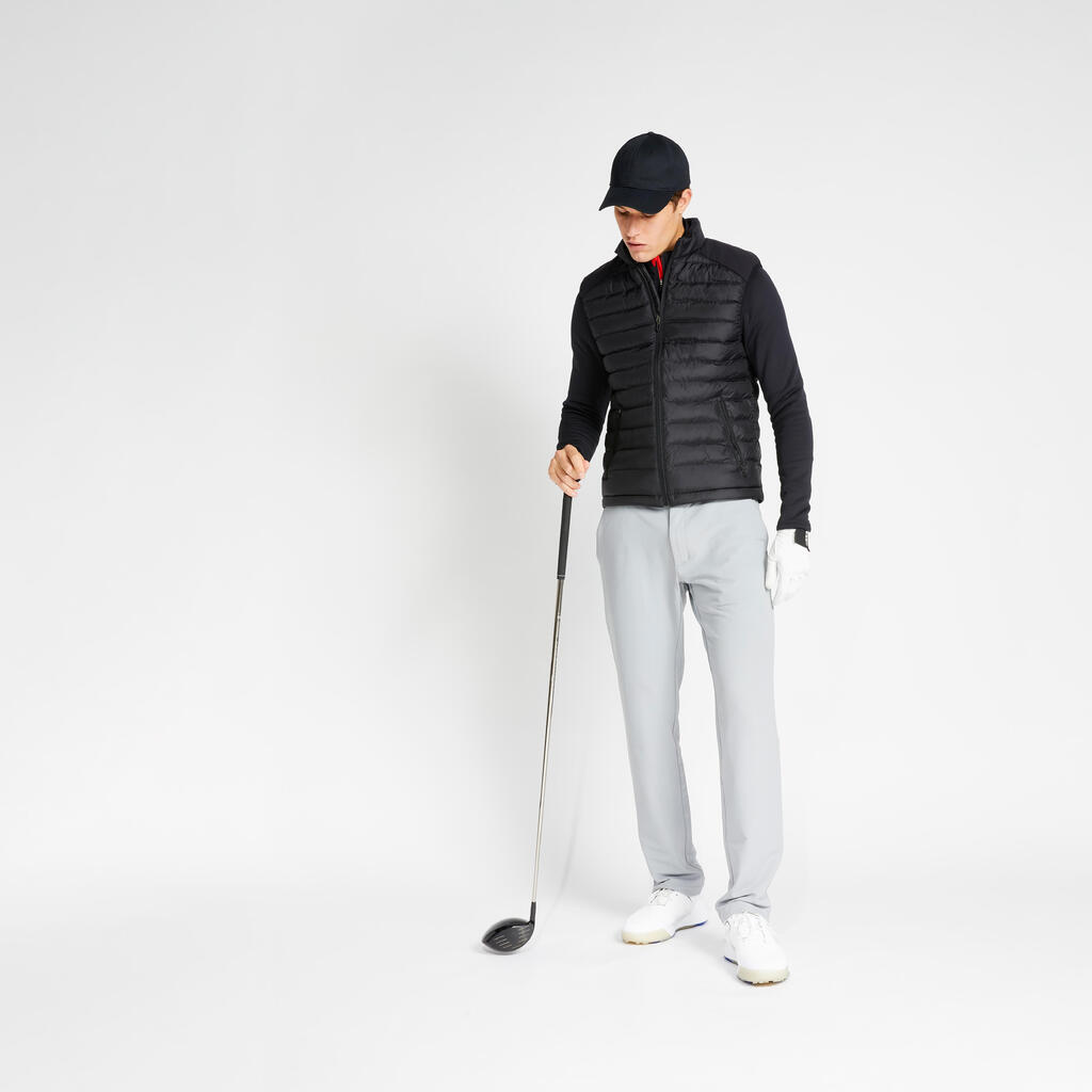 Pantalone za golf CW500 zimske muške - sive