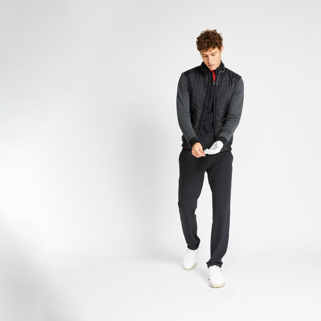 Pantalone za golf CW500 zimske muške - sive
