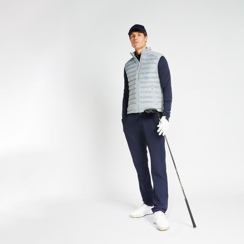 男款高爾夫無袖外套 CW500 鐵灰色