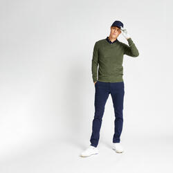 Pull de golf col V homme MW500 kaki