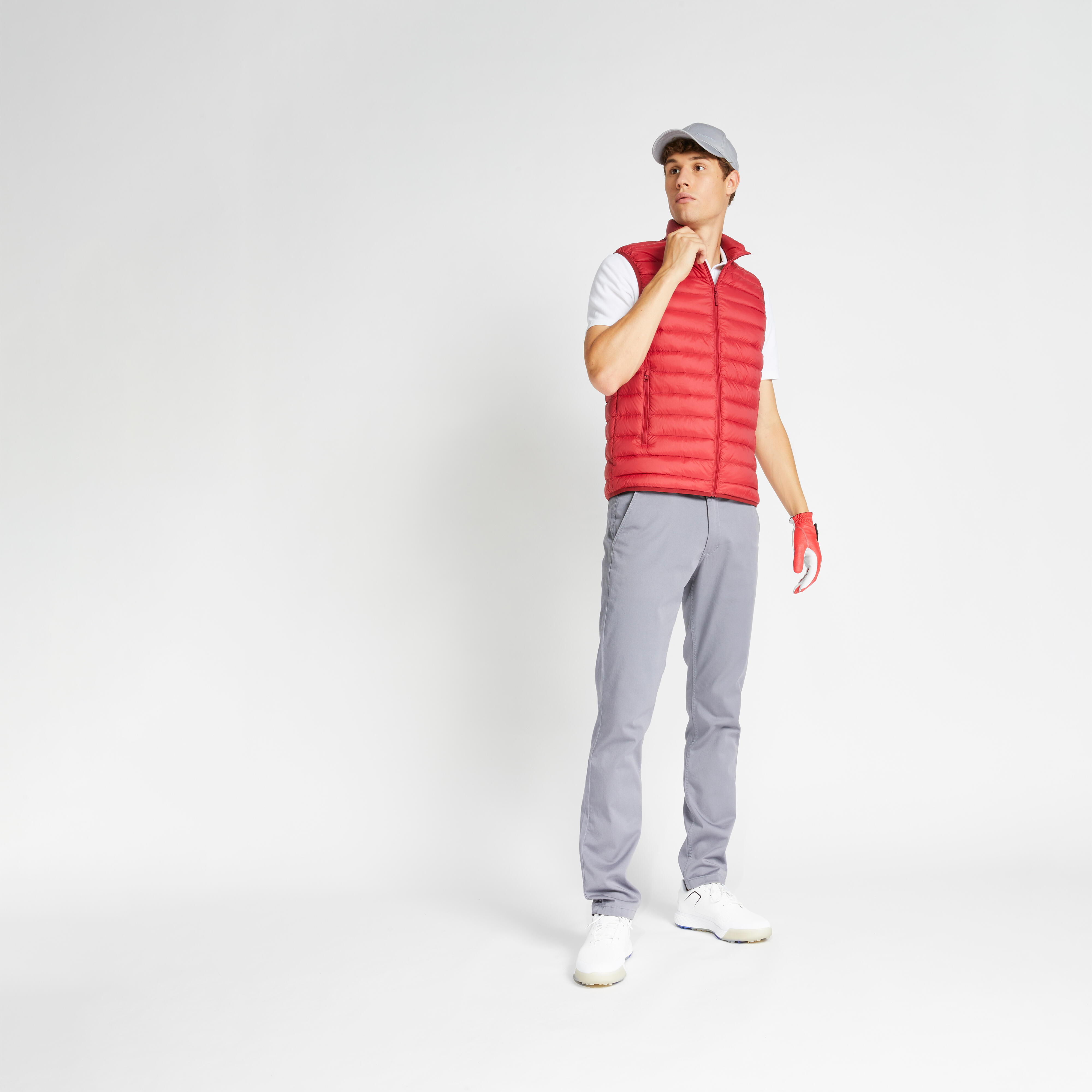 INESIS Pánske golfové nohavice MW500 sivé XS (L33) · záber 4