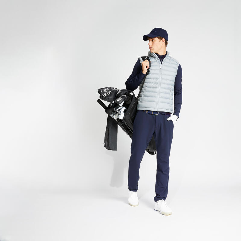 Pánské golfové kalhoty do chladného počasí CW500 tmavě modré