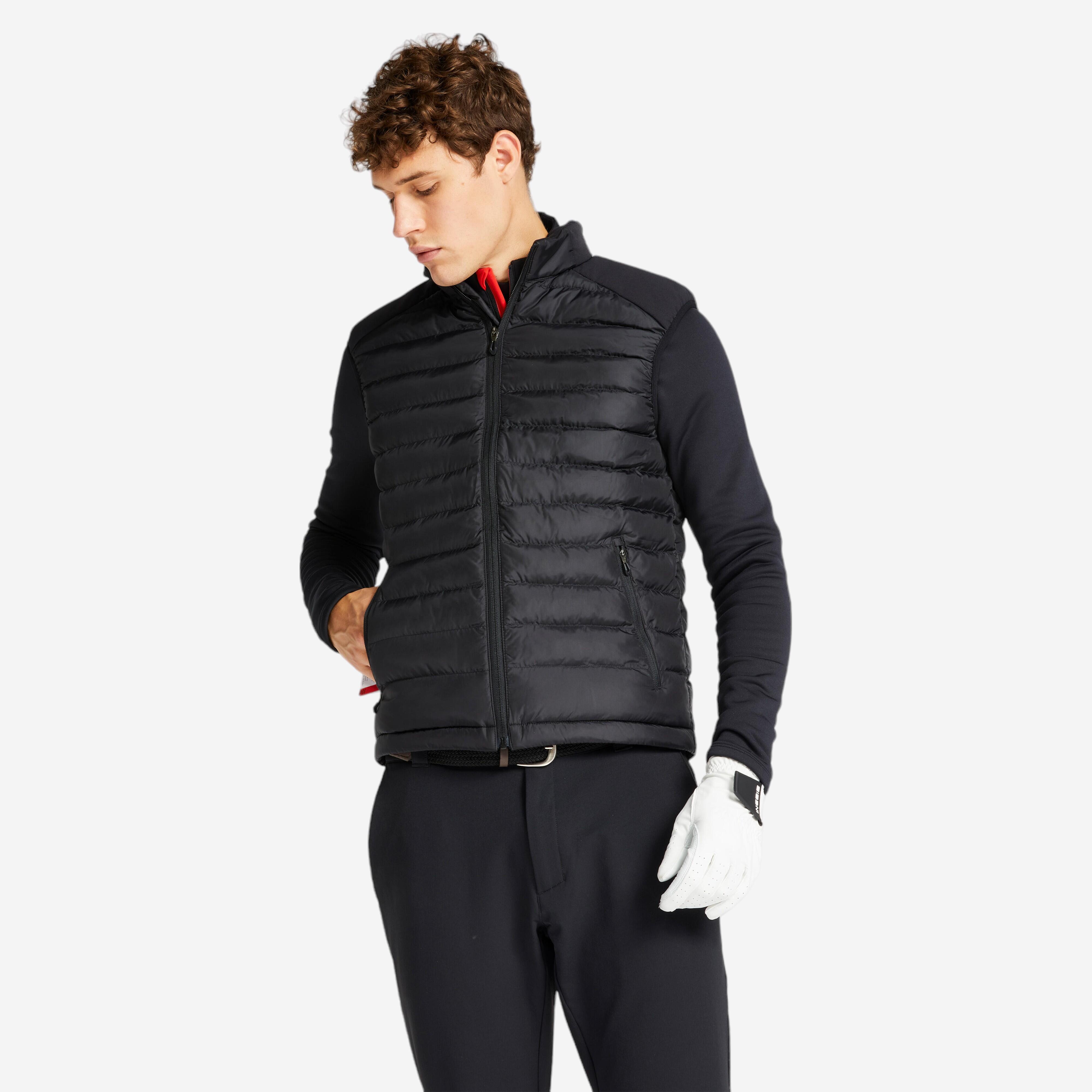 Doudoune sans manches de golf hiver homme CW500 noire Maroc