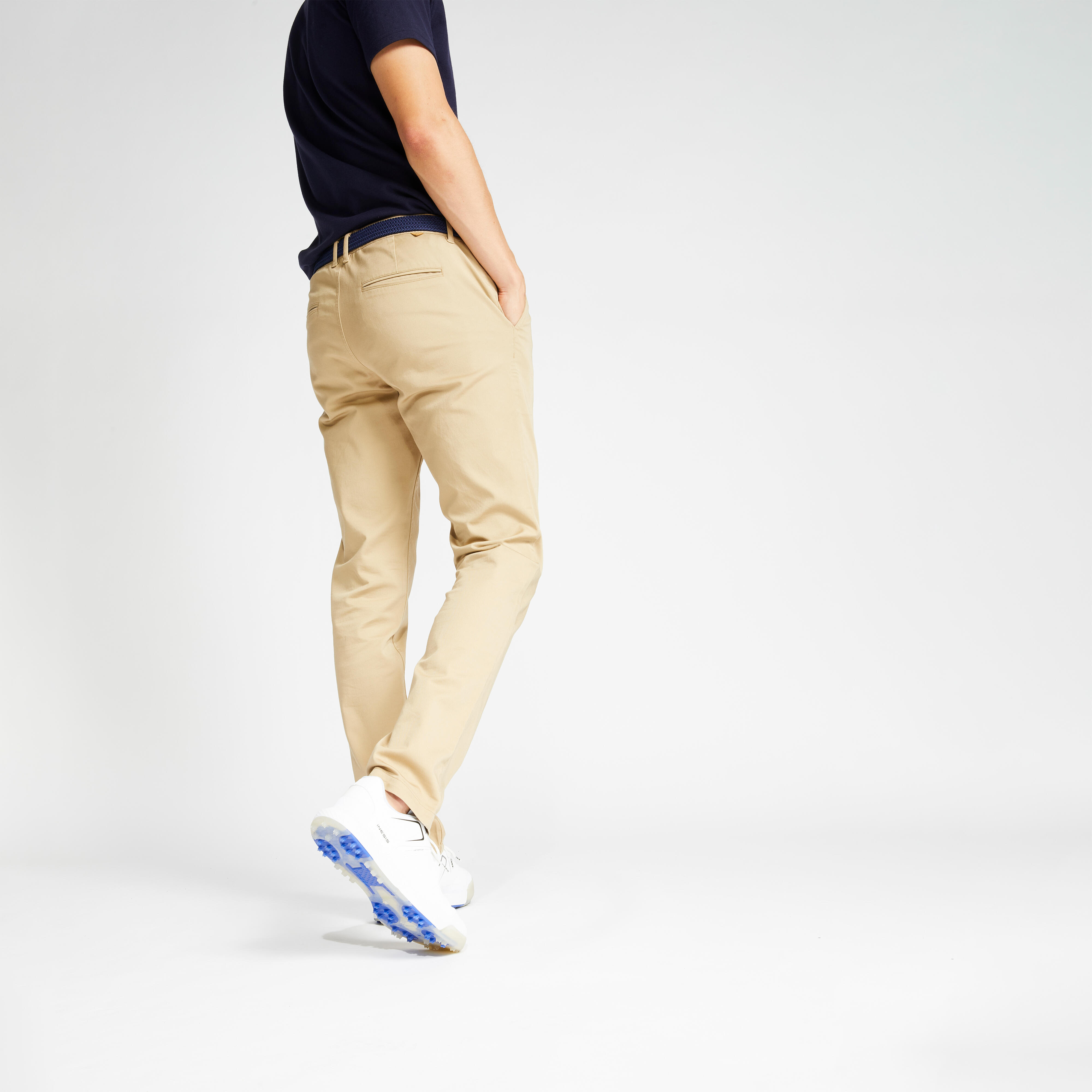 Pantalon de golf homme – MW 500 beige - INESIS