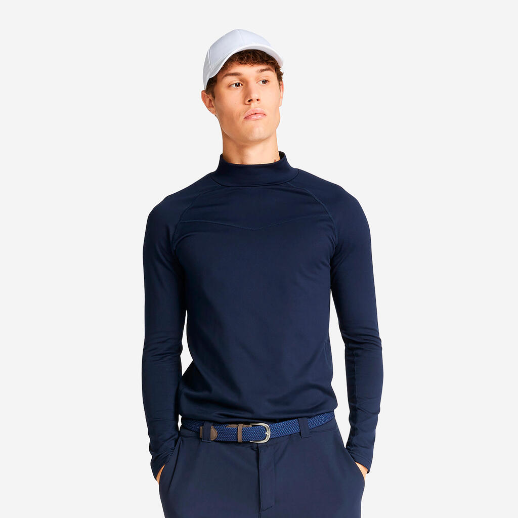 Temno moder moški puli za golf CW500 