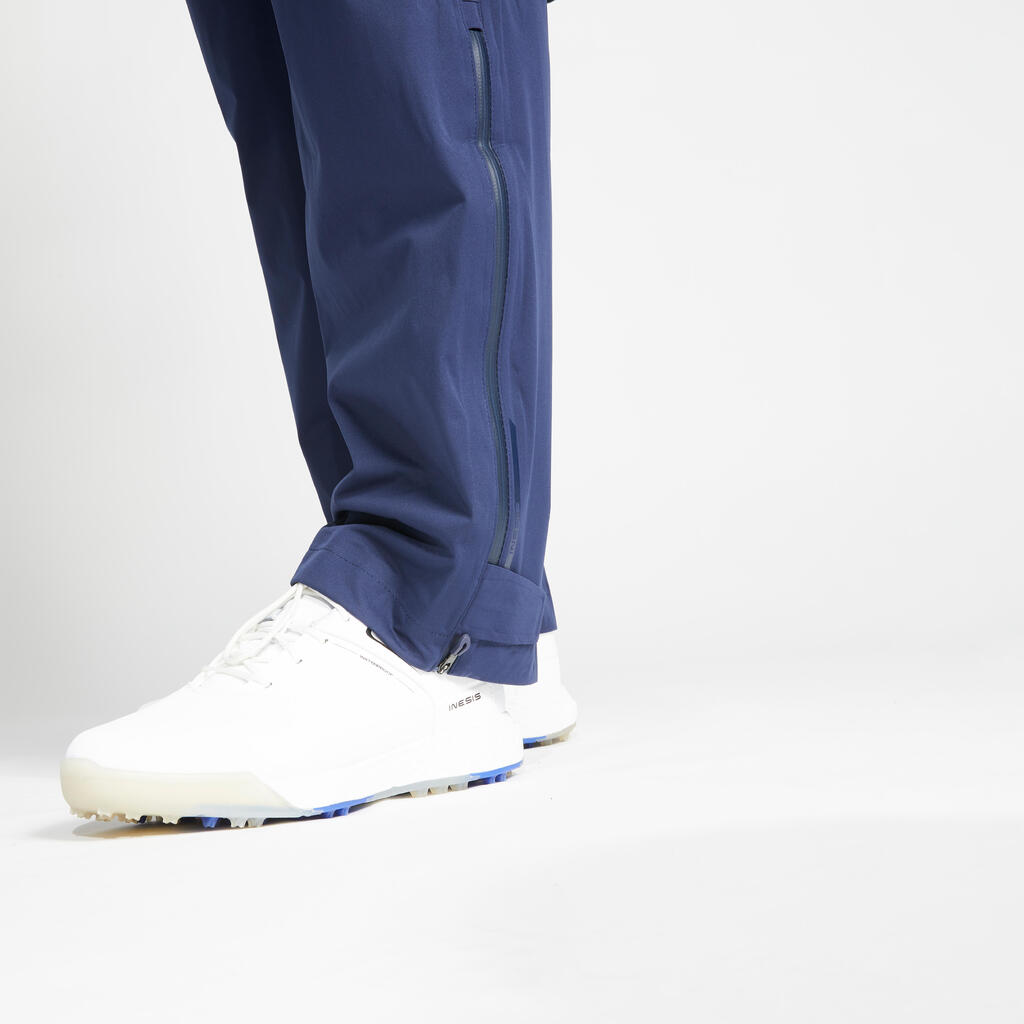 PANTALONE ZA GOLF RW500 MUŠKE NEPROMOČIVE - MORNARSKO PLAVE