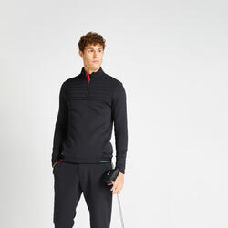 Fleece golftrui voor heren CW500 zwart