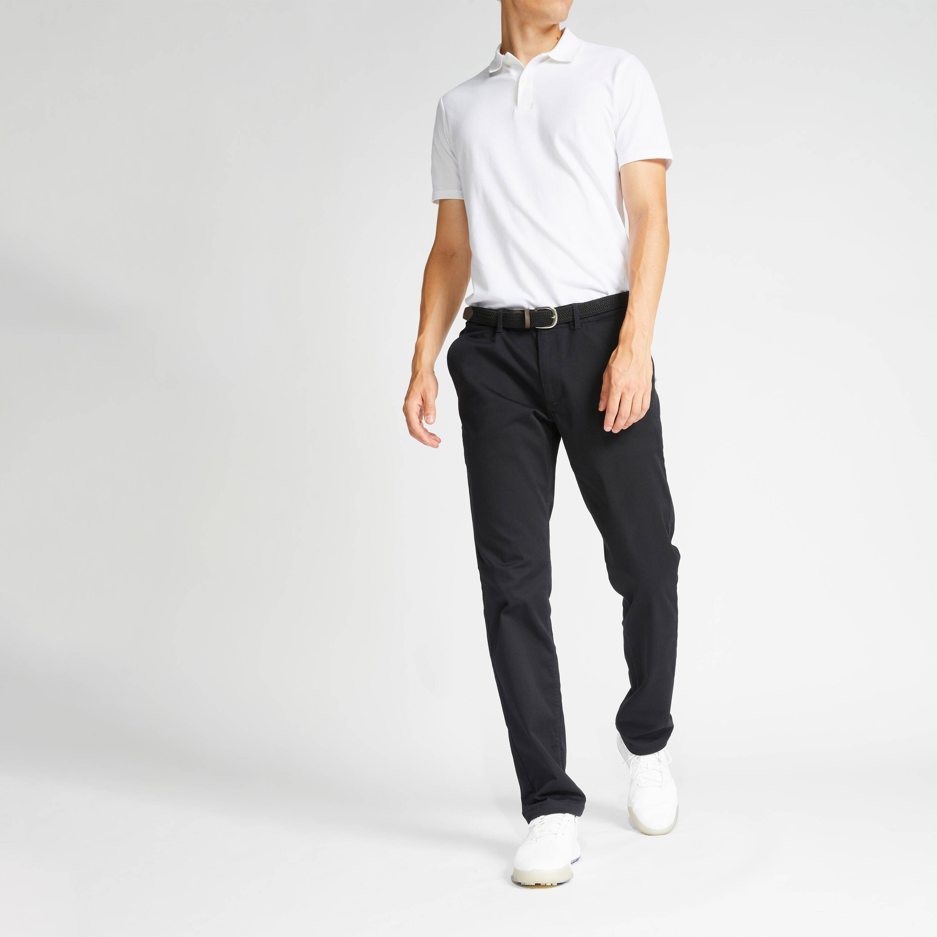 Men Golf Trousers MW500 Black -  1