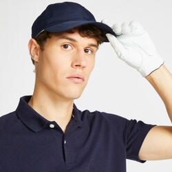 Polo de golf manches courtes homme MW500 bleu marine