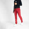 Men's golf trousers - MW500 dark red