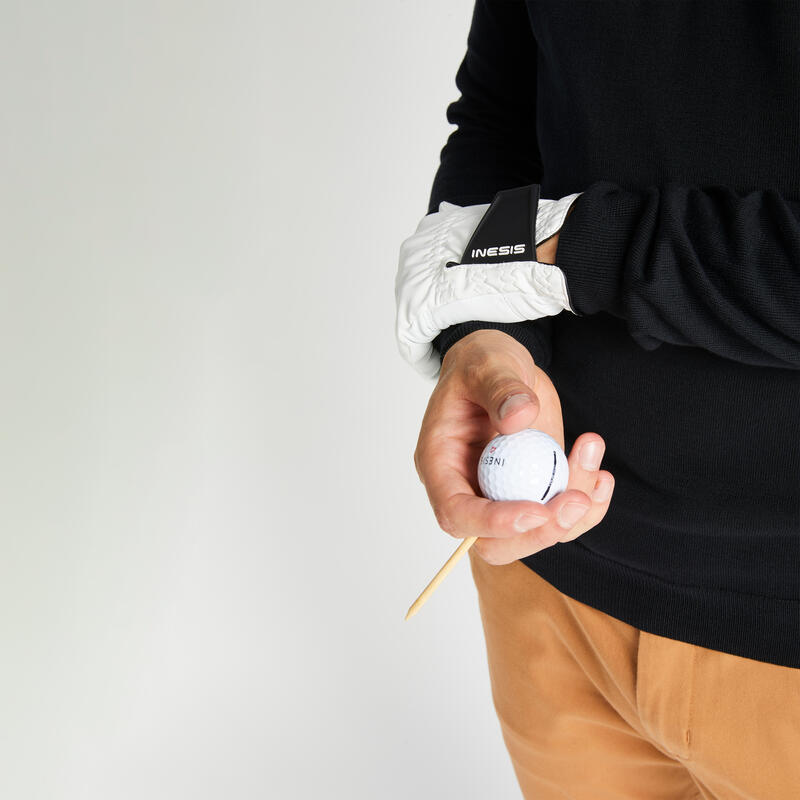 Maglione girocollo golf uomo 500 nero