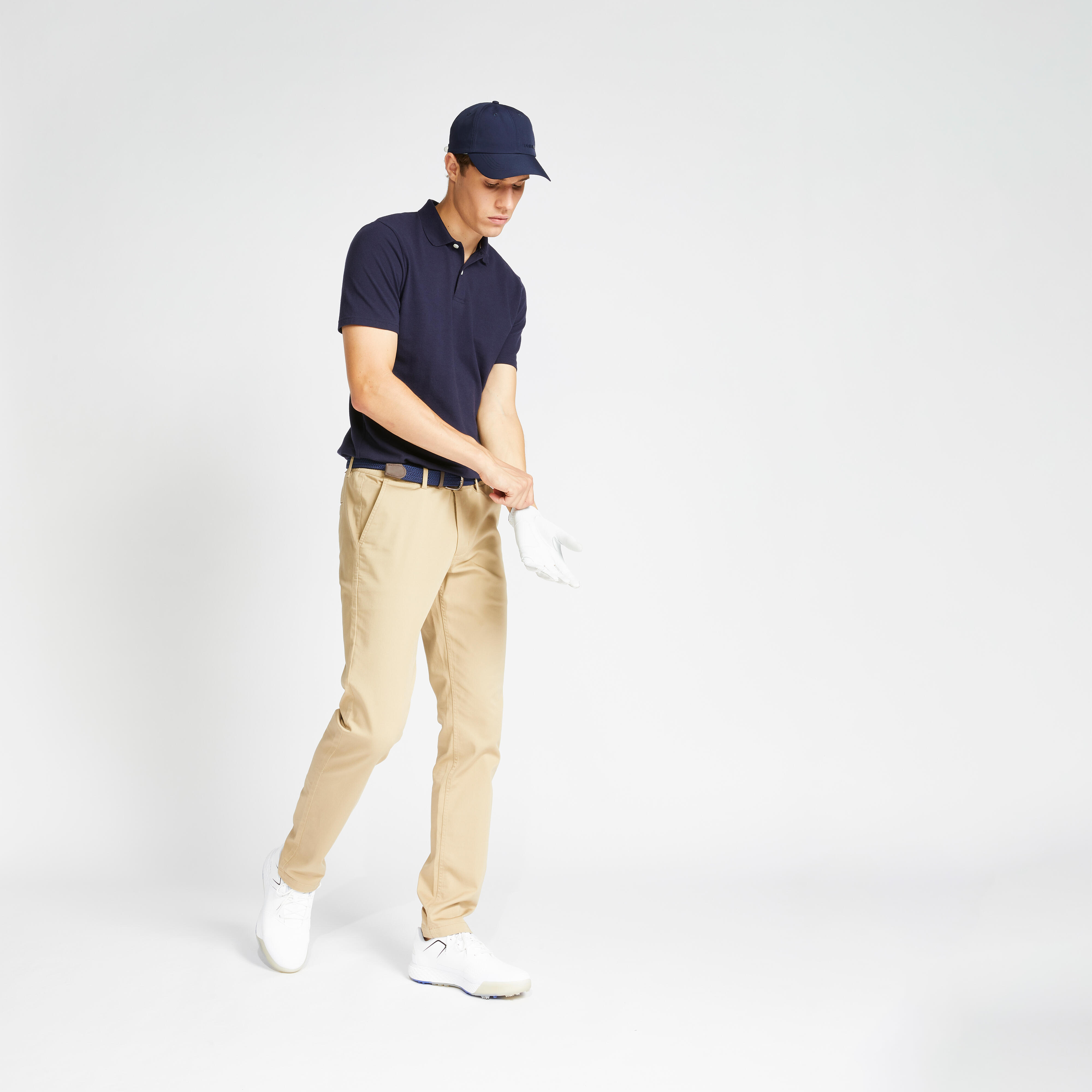 Pantalon de golf pour homme - MW 500 beige - INESIS