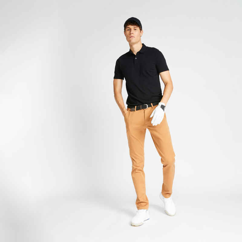 Men's Golf Short Sleeve Polo Shirt - Black