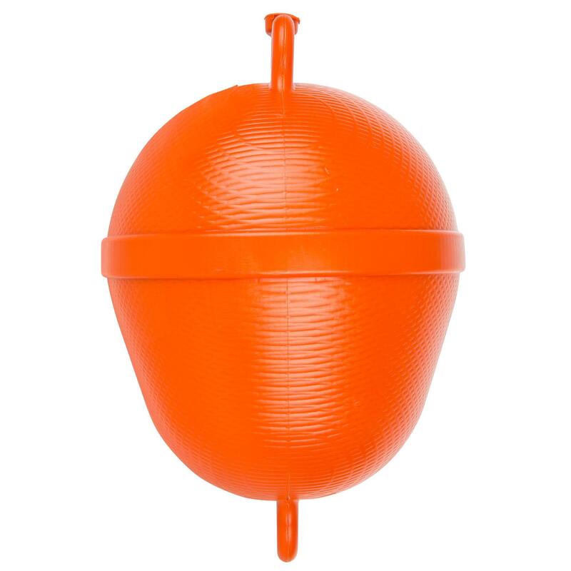 Meerboei in hard plastic voor boot oranje