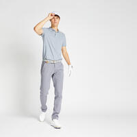 Polo de golf manches courtes homme MW500 gris chiné