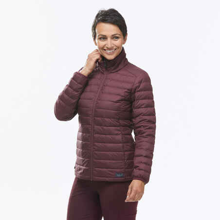 Women's waterproof 3in1 Travel trekking jacket - Travel 900 compact -10° - Navy