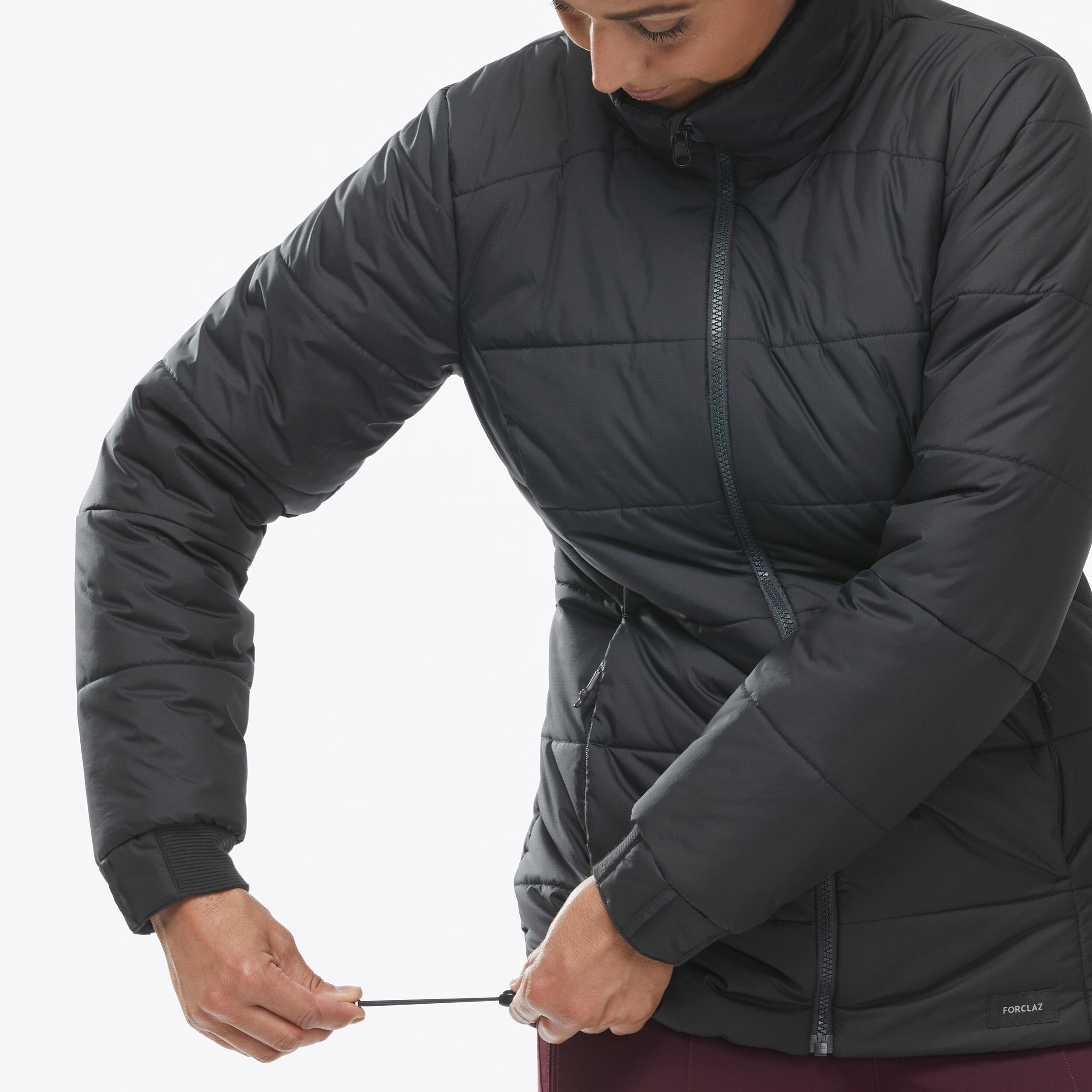 Gebraucht - 3-in-1-Jacke Damen bis -15 °C wasserdicht - Travel 900 Warm schwarz 12/13