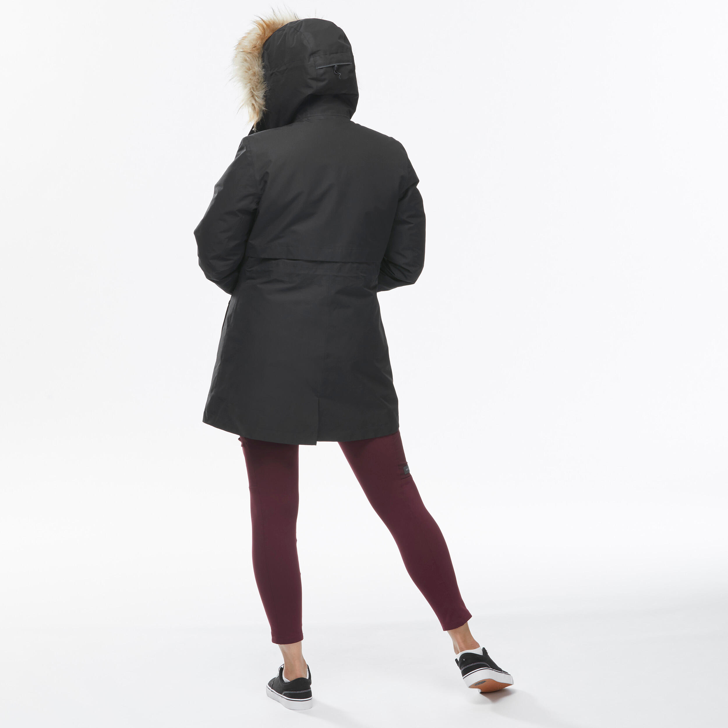Gebraucht - 3-in-1-Jacke Damen bis -15 °C wasserdicht - Travel 900 Warm schwarz 5/13