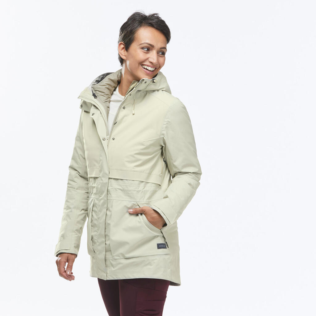 3-in-1-Jacke Damen bis -10 °C wasserdicht - Travel 900 Compact