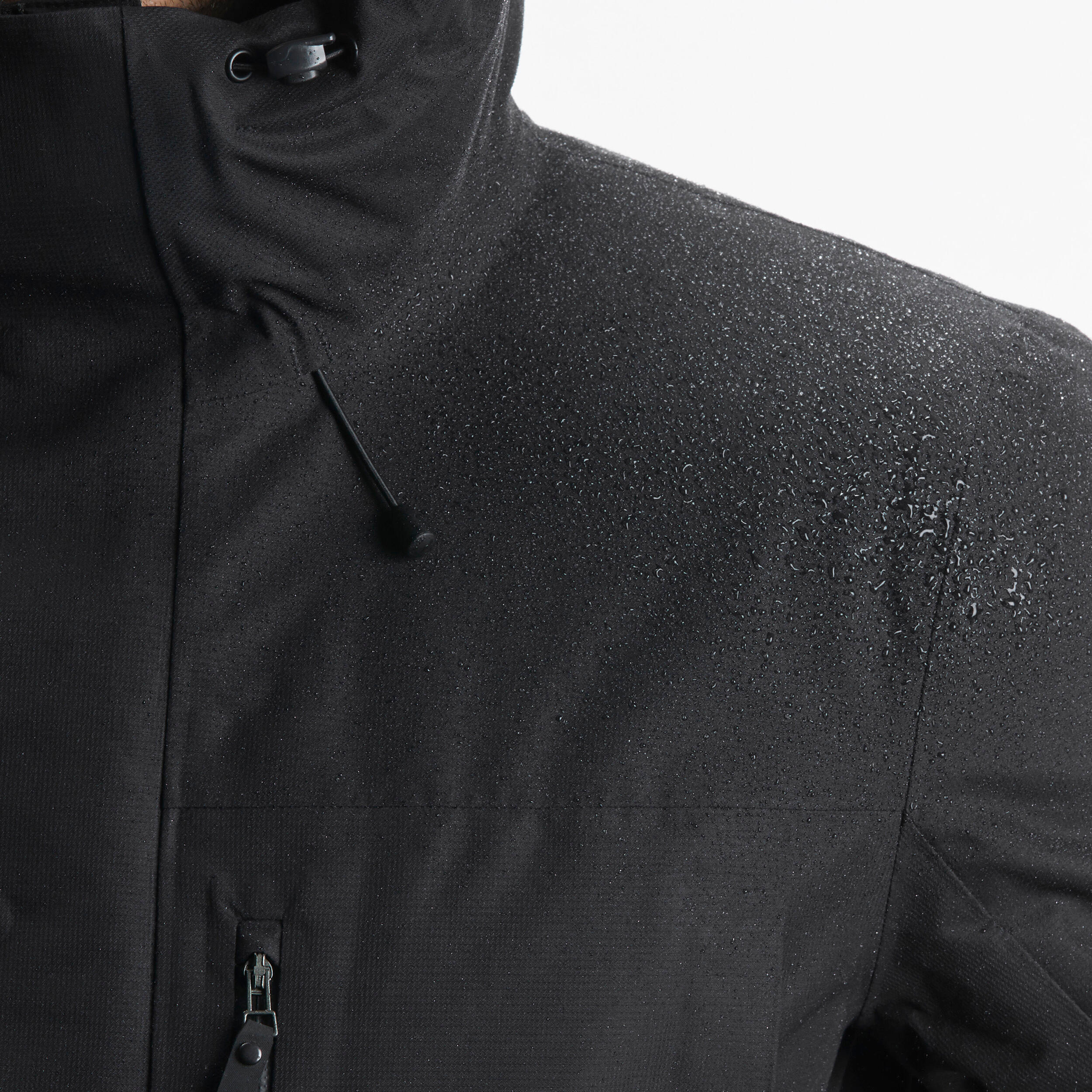 Men's 3-in-1 Waterproof Travel Trekking Jacket Travel 900 Warm -15°C - black  7/20