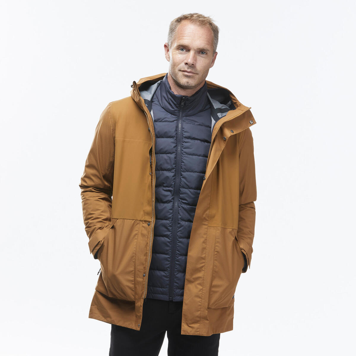 Veste 3en1 imperméable de randonnée - SH900 mountain -10°C - Homme