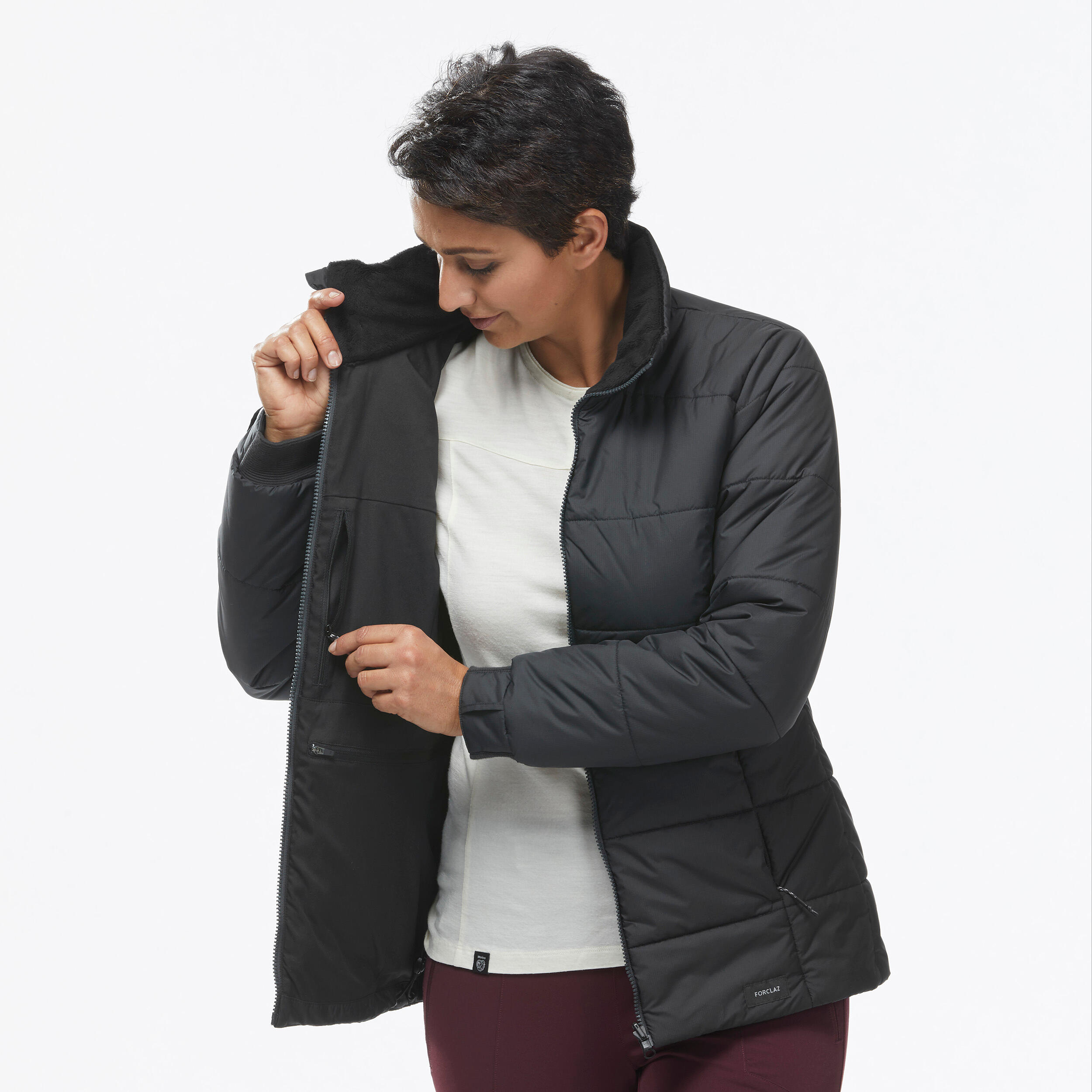 Gebraucht - 3-in-1-Jacke Damen bis -15 °C wasserdicht - Travel 900 Warm schwarz 11/13