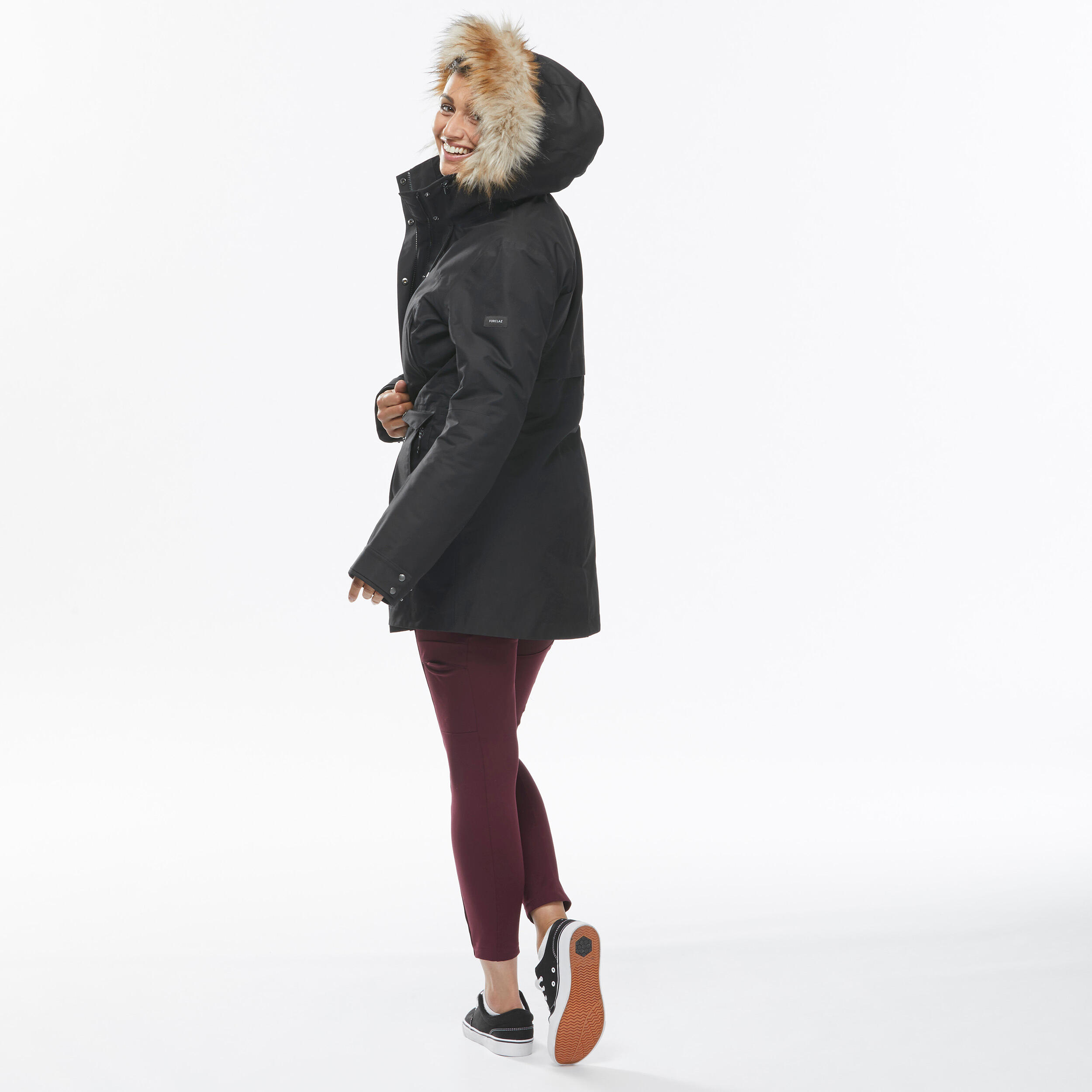 Gebraucht - 3-in-1-Jacke Damen bis -15 °C wasserdicht - Travel 900 Warm schwarz 9/13