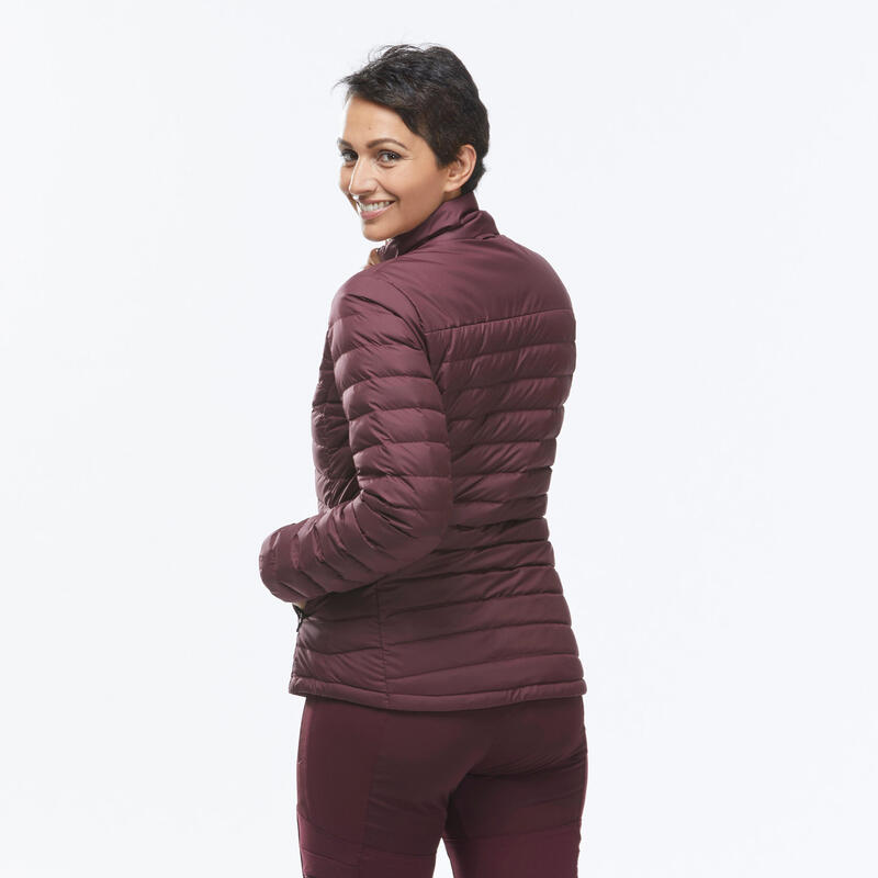 Veste 3en1 imperméable de trek voyage - Travel 900 compact -10° - Marine - Femme