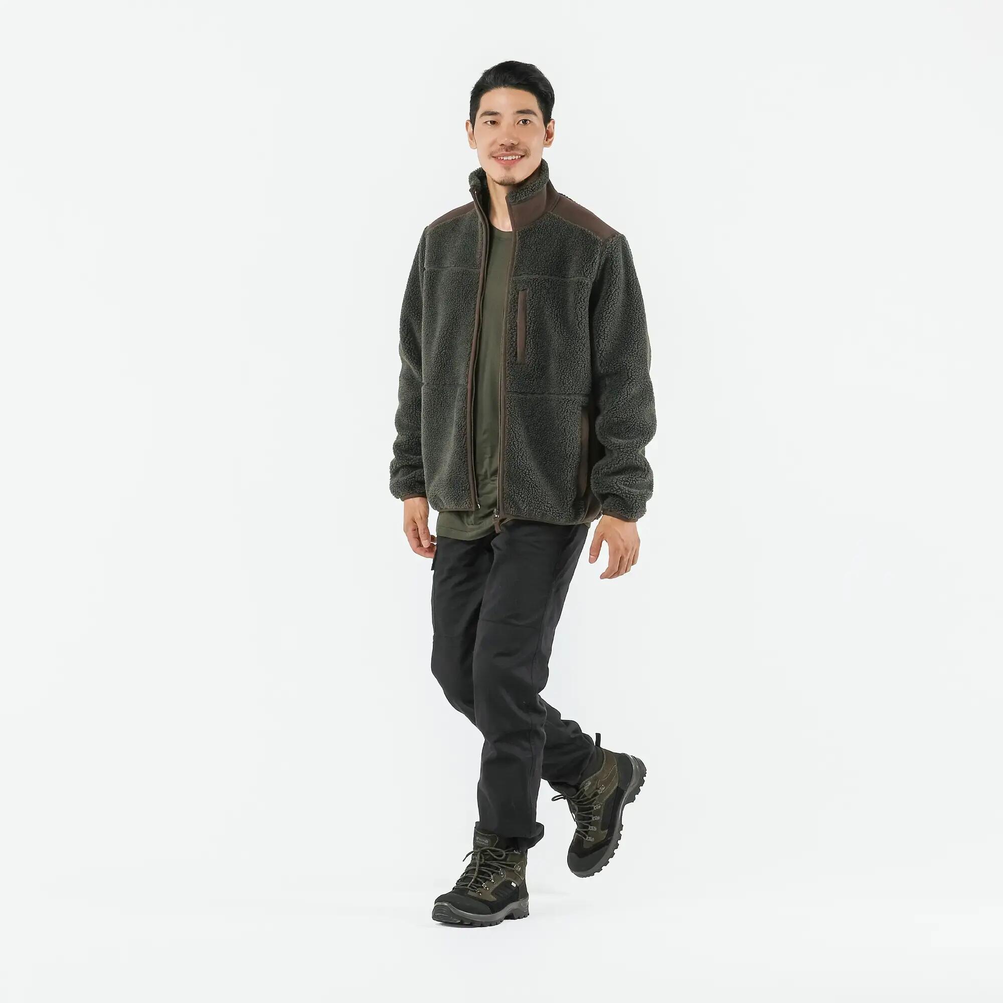 HUNTING SHERPA FLEECE 500 GREEN -  2