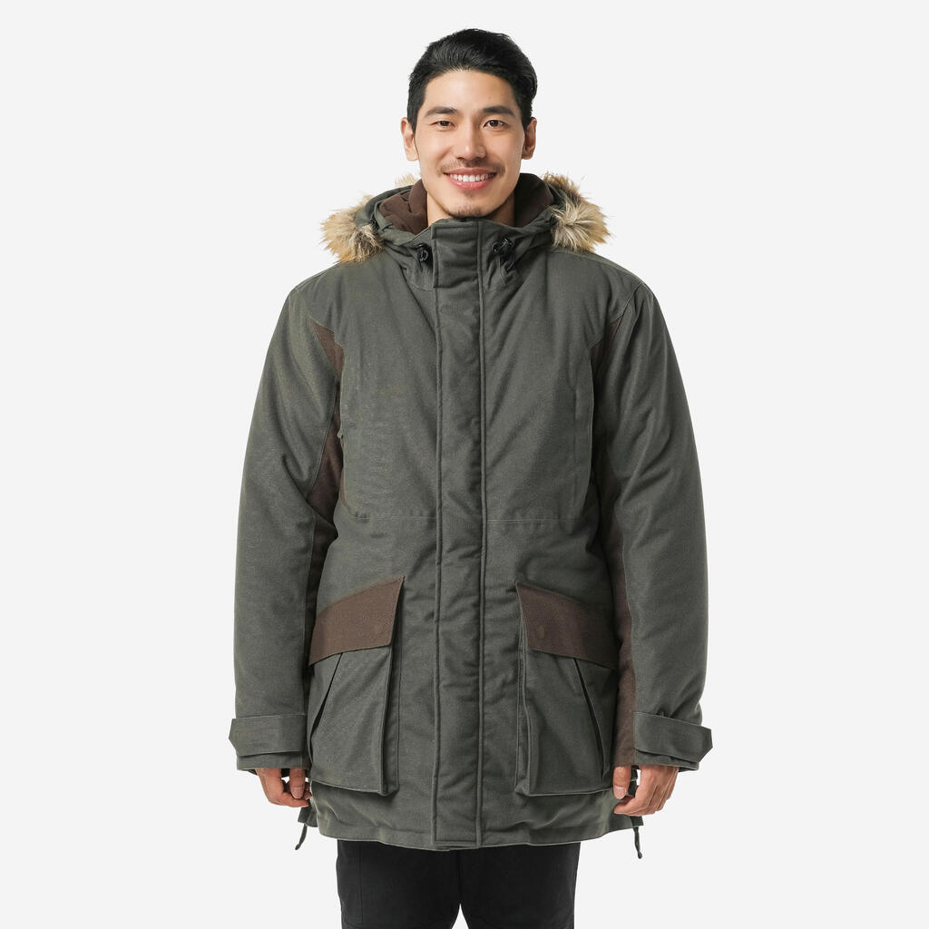 WATERPROOF JACKET WARM DOWN TO -20°C 100 - GREEN