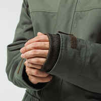 WARM WATERPROOF JACKET 500 GREEN