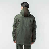 WARM WATERPROOF JACKET 500 GREEN