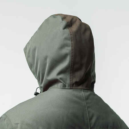 WARM WATERPROOF JACKET 500 GREEN